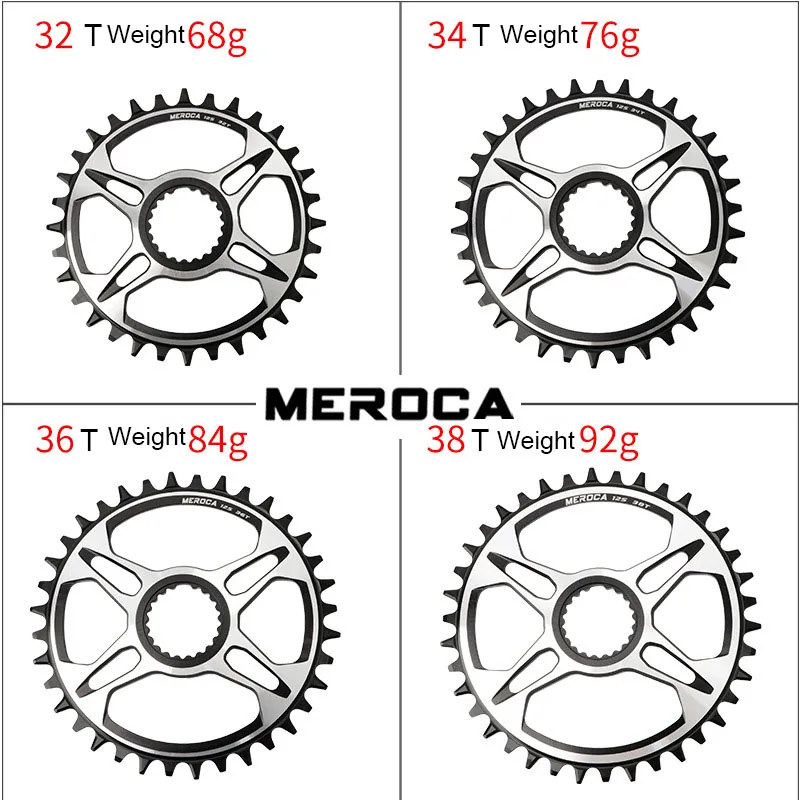 Звездочка MEROCA для Shimano прямого крепления 12 S Скоростей овальной круглой