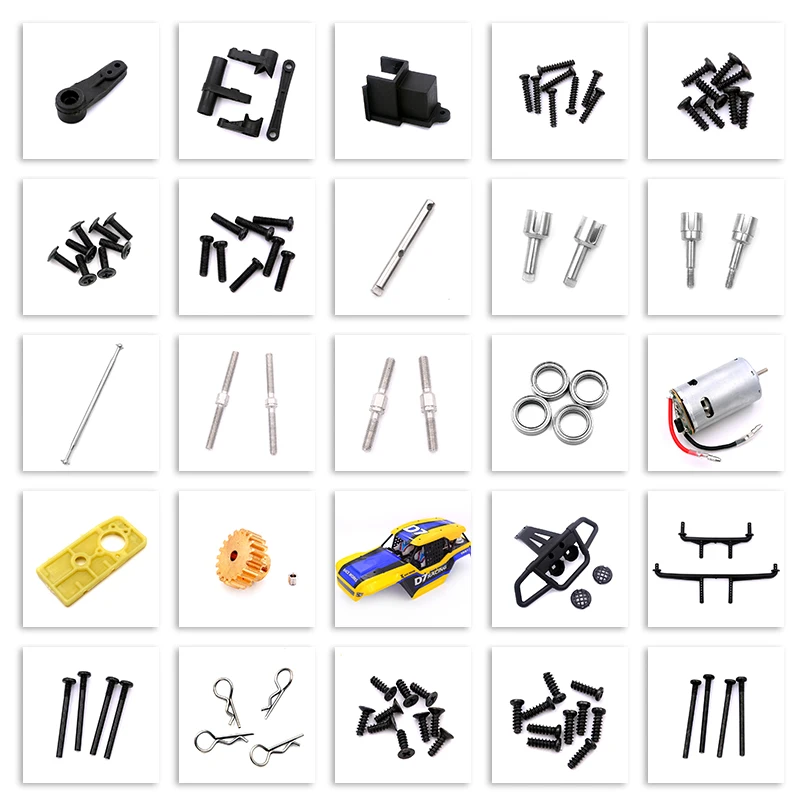 

Wltoys 12402-A RC Car Spare Parts 1/12 Original Accessories Screw/ Nut/Gear/Car Shell/Motor/Components/Differential Set