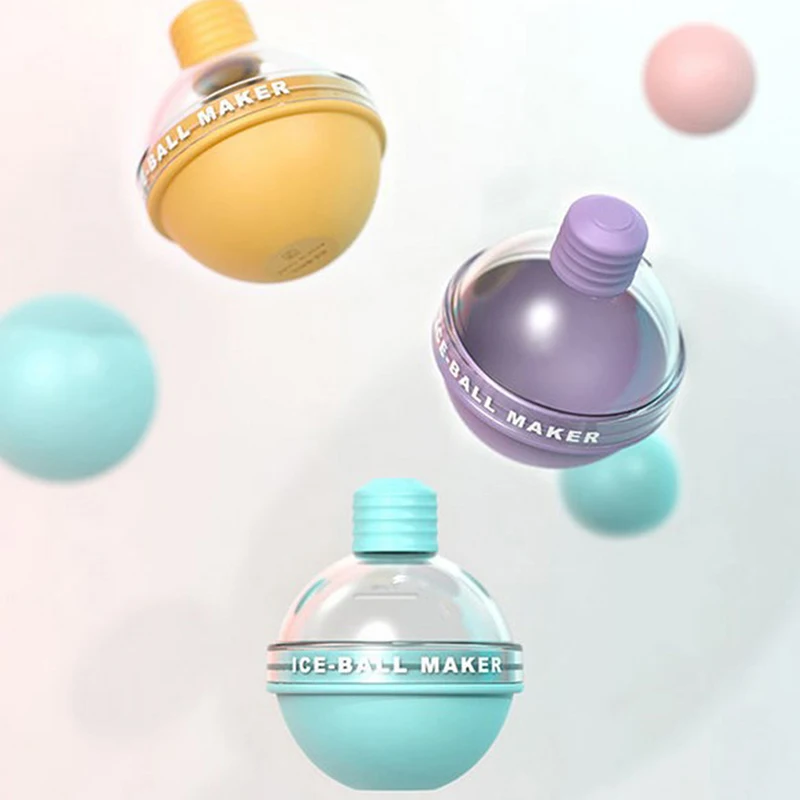 

1 шт. новая форма для большого объема кубика льда для виски, хоккея на поле, силиконовая форма для домашнего кубика льда, форма для круглых ша...