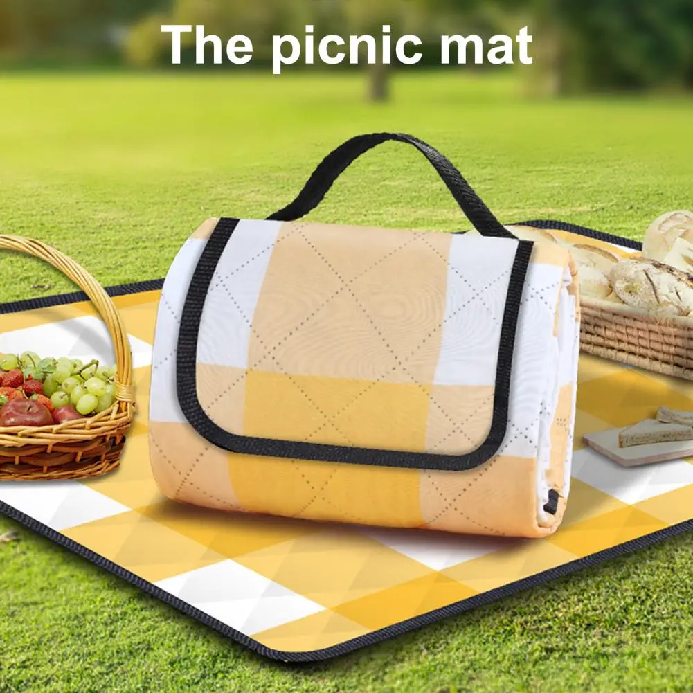 

Lightweight Outdoor Seaside Foldable Picnic Mat Tote Portable Picnic Dinner Mat Eye-catching for Gifts