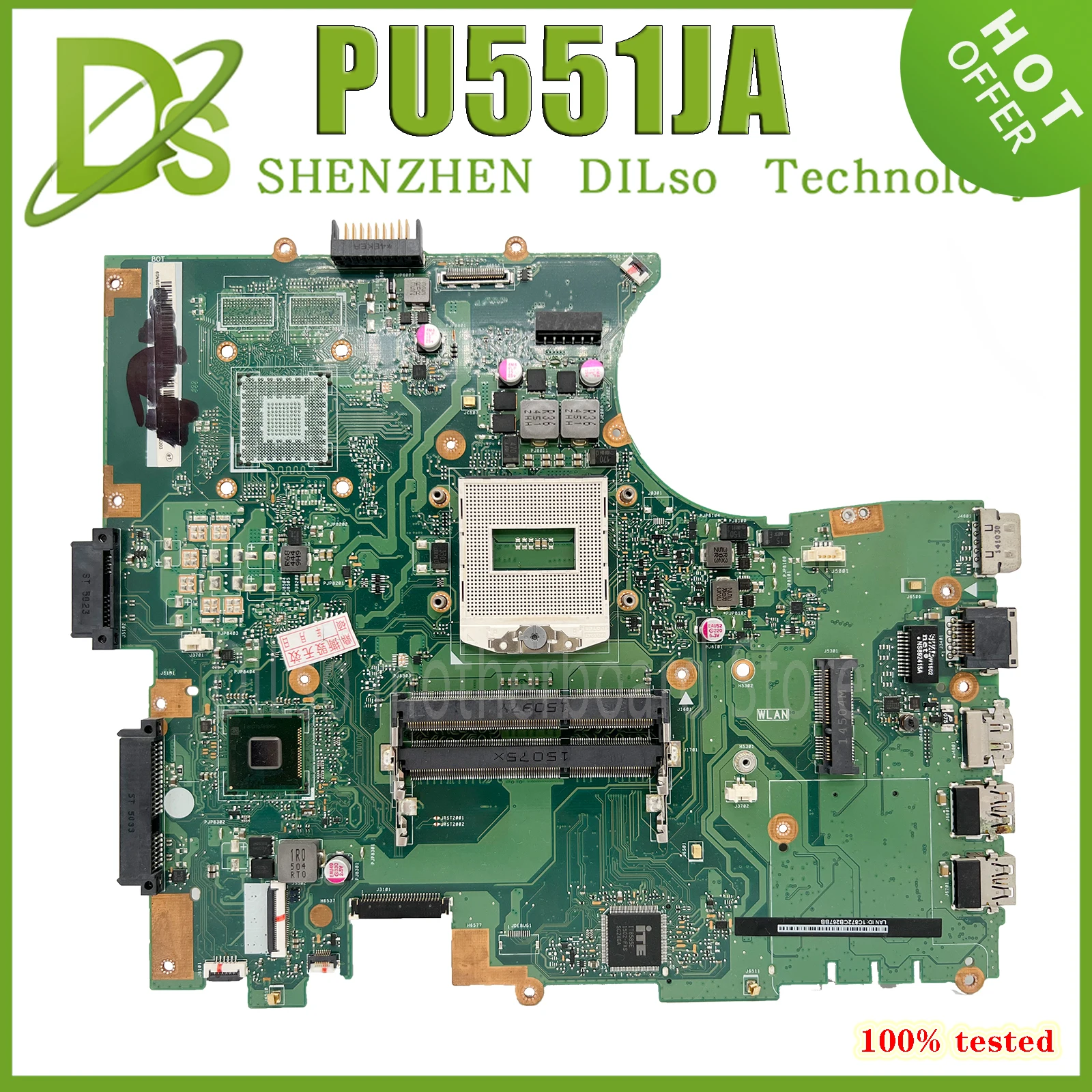 KEFU PU551J подходит для ASUS ASUSPRO материнская плата ноутбука PU551 PU551JF 100% тест |