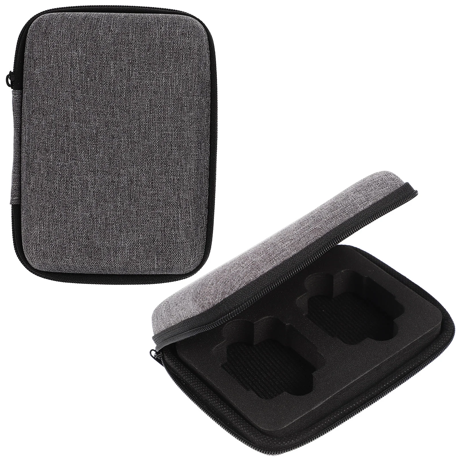 

Case Storage Micmicrophone Portable Box Clip Collar Usb Cable Organizer Headset Wireless Studio Recorder Lavalierpouch Zipper