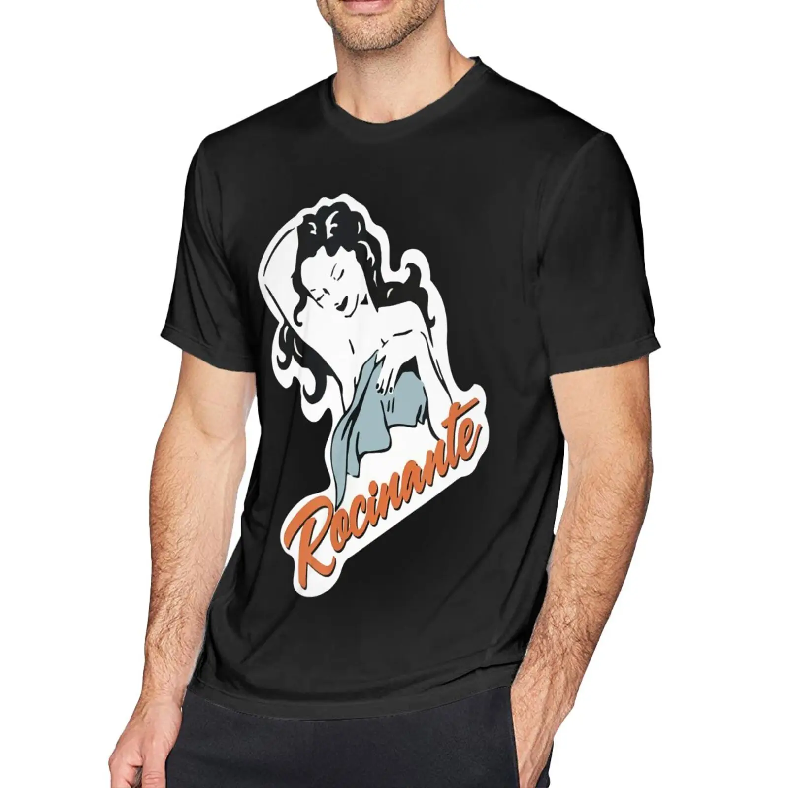 

The просторная Rocinante 2092 мужская футболка мужская рубашка Топы оверсайз Женская футболка футболки для женщин Мужская одежда Мужская футболка