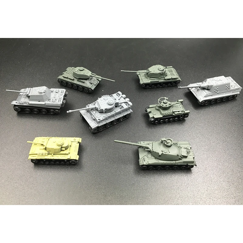 1:144 миниатюрный танк модели тигра T34 AMX-30 IS2 сборный Танк Игрушка Военная сцена