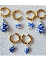 exquisite drop party date luxury women christmas gift jewelry jewelry bohemian ceramic earrings for women