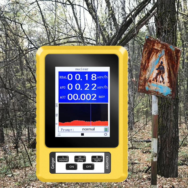

XR3 br-9c in 1 handheld digital electromagnetic radiation nuclear detector full-featured type tester EMF Geiger counter detector