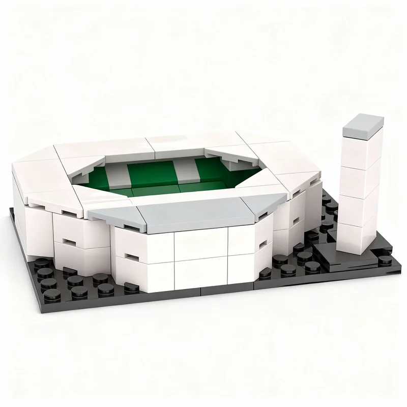 Фото 110 деталей MOC Fc Groningen Euroborg: Архитектурный конструктор, креативный набор моделей, коллекционное издание XL, игрушка-подарок для любителей хобби №1