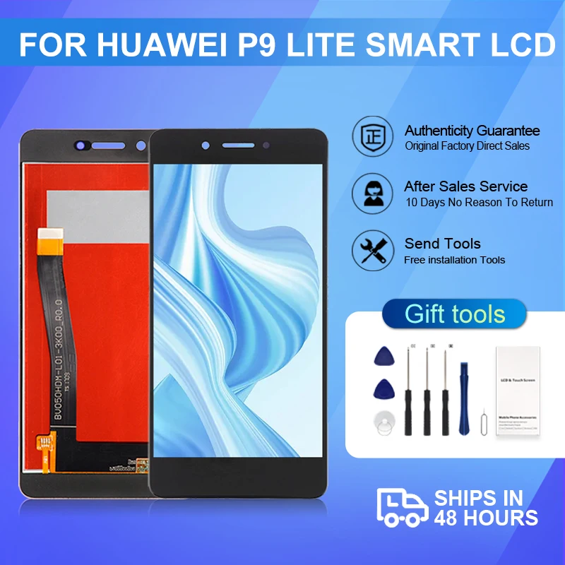 1 шт., 5,0 дюйма, наслаждайтесь 6S дисплеем для Huawei P9 Lite, умный ЖК-дисплей, сенсорный экран, дигитайзер, искусственная фотография, в сборе с инструментами
