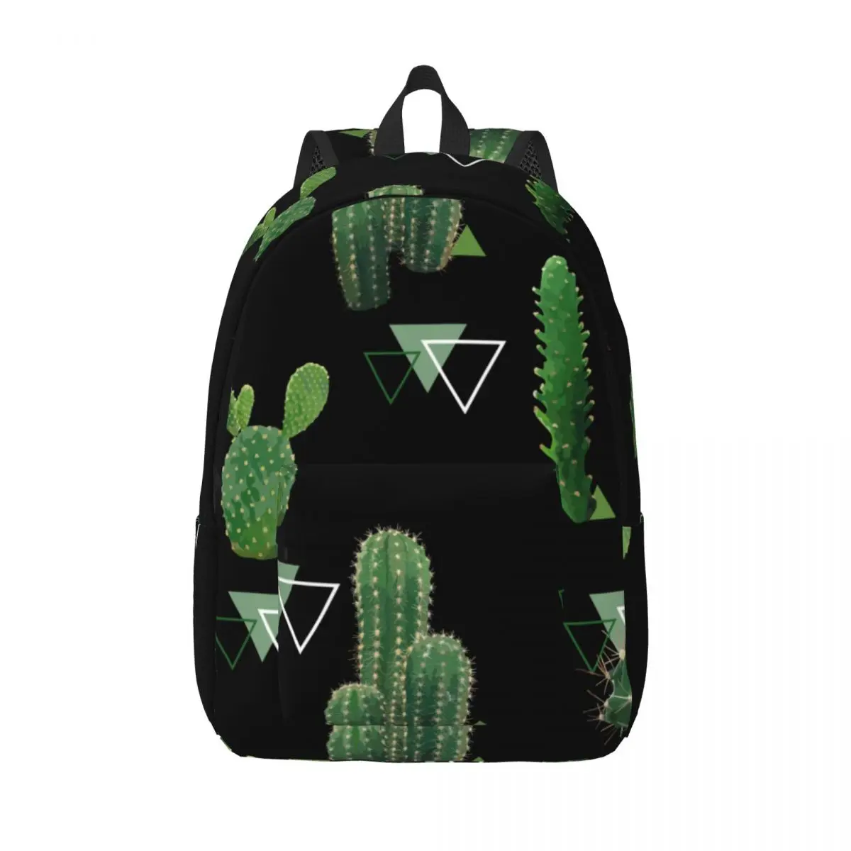 

Geometric Cactus Plant Backpack Unisex Travel Bag Schoolbag Bookbag Mochila