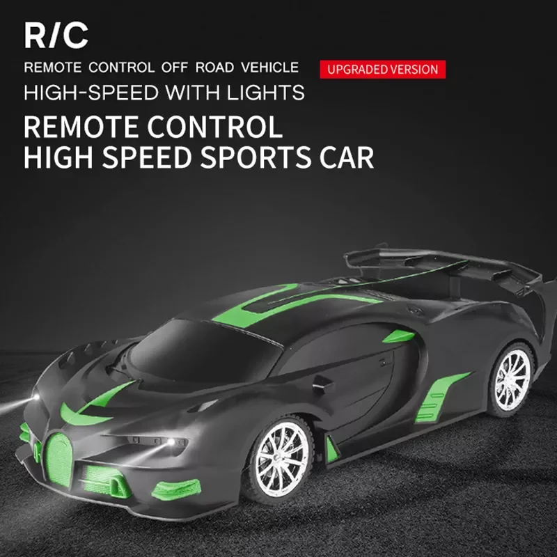 

4 Channels RC car With Led Light 2.4G Radio Remote Control Cars Sports Car High-speed Drift Car Boys Toys For Children 30M
