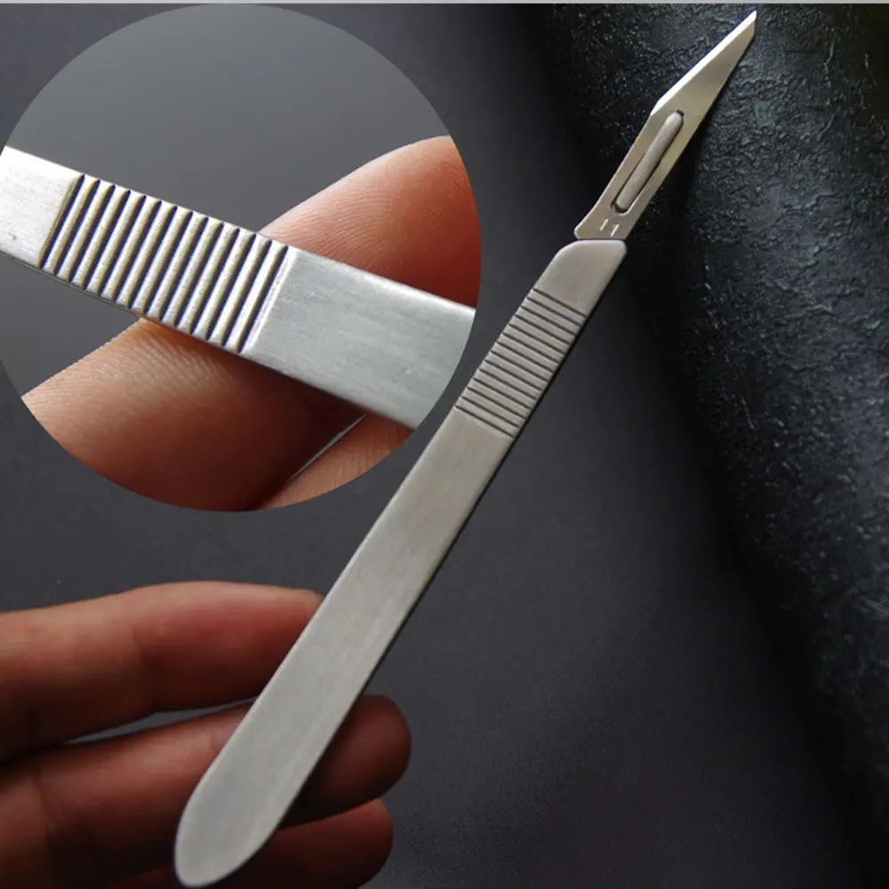 

PCB ручной инструмент резьба резка резки острые лезвия ручные инструменты металлический скальпель хирургические Скальпели Противоскользящий нож