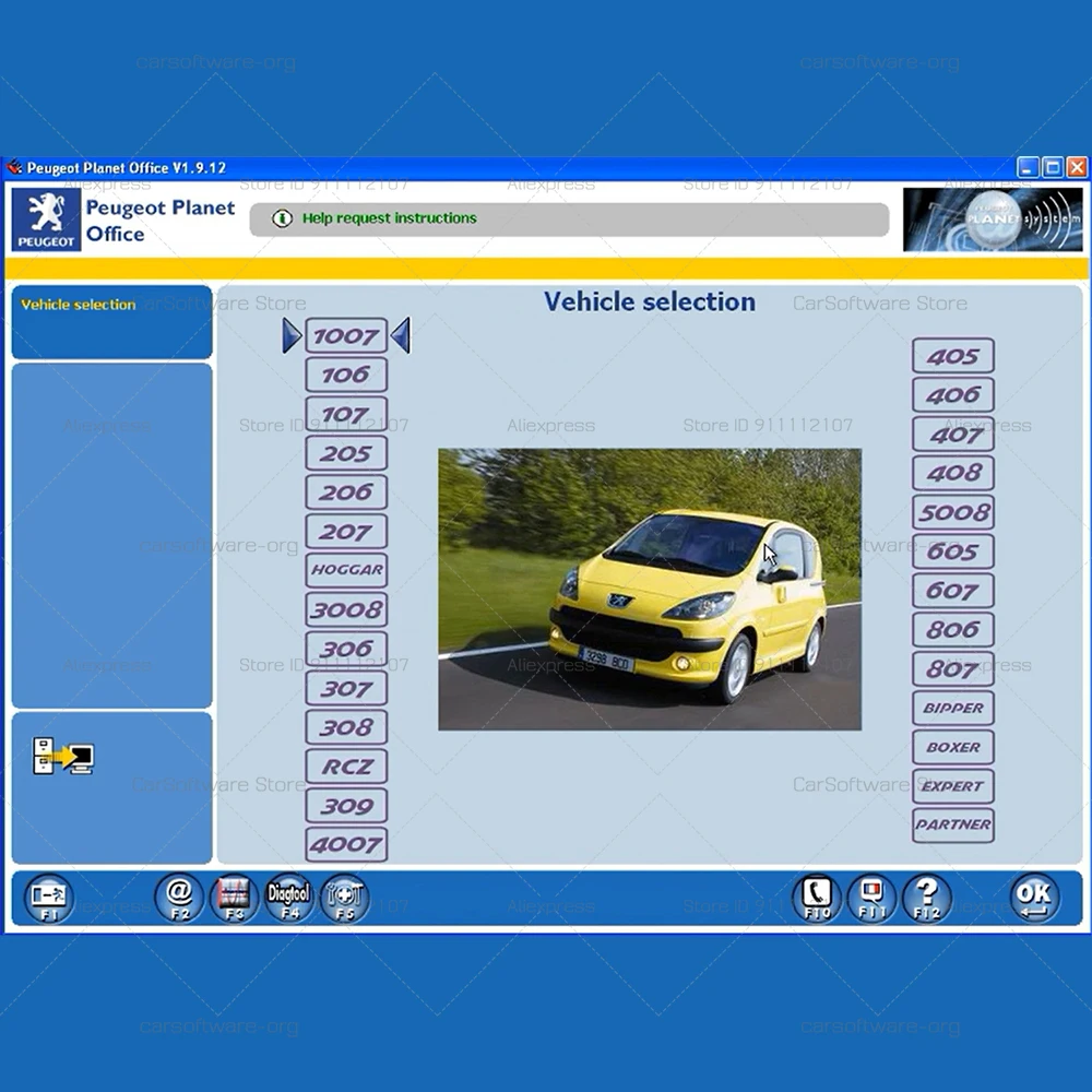 PP2000 Диагностическое программное обеспечение Peugeot Planet Office V1.9.12 Lexi-a Office V1.4.13 Инструмент для ремонта диагностики Схема электрической проводки (art.: 3920cfde765df) - 3920cfde765df