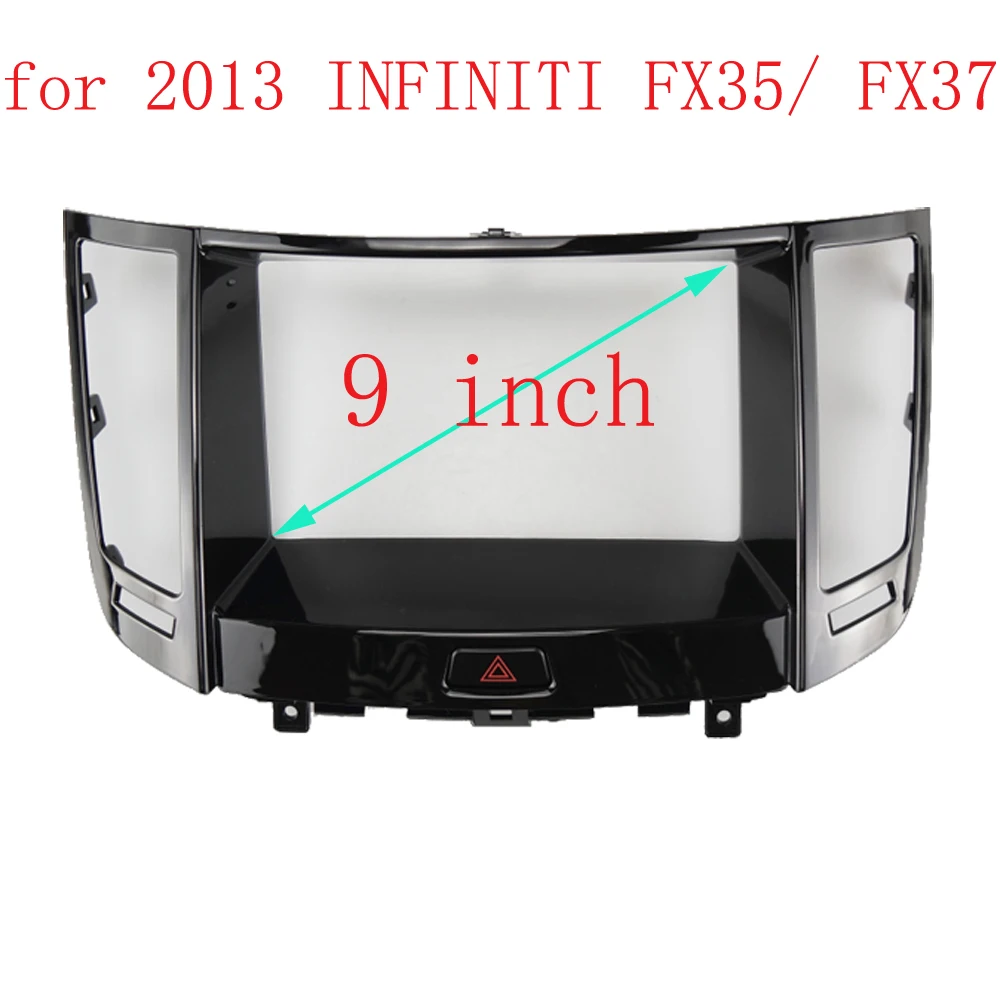 

WQLSK 9 inch Fasxia Car Audio Frame Car Radio Fascia,gps navigation fascia panel is suitable 2013 INFINITI FX35/ FX37