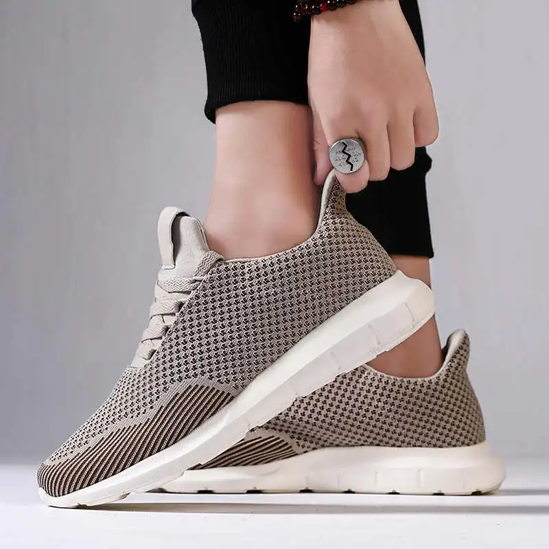 

Shockproof Air Sport Men No-Leather Casual Mens Running Trainers Espadrille Sports Shoes For Men Tenis Sports Sneakers Tennis