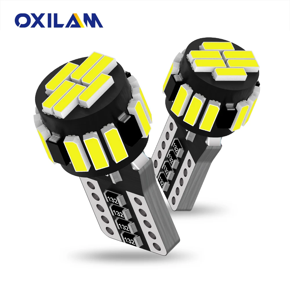 

OXILAM 2 шт. T10 W5W ledдля Renault Megane 4 3 2 Clio Sport Logan Laguna 6500 белый Canbus внутренние парковочные огни номерного знака