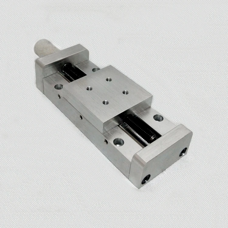 Slide table welding frame adjustment mechanism dovetail sliding table slider welding gun frame mobile platform linear guide