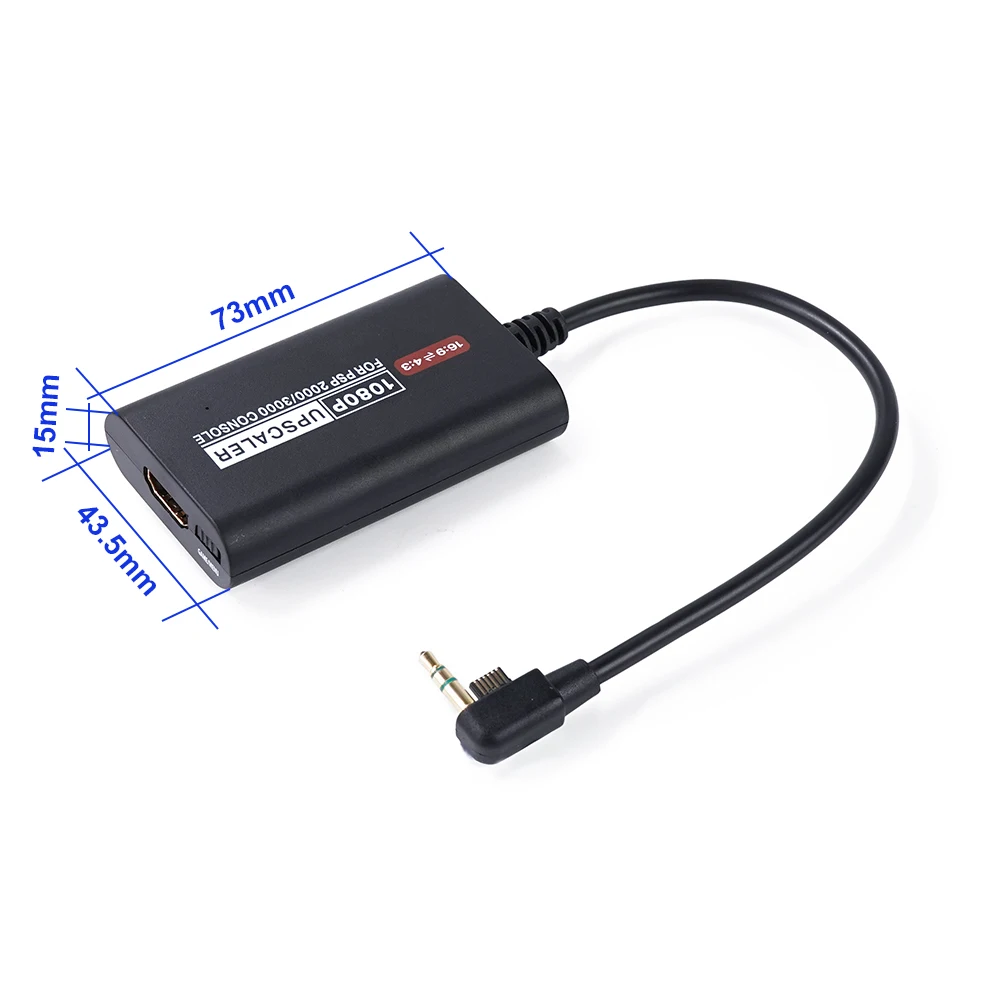 Фото Адаптер HDMI для PSP 2000/3000, многофункциональный HDMI-адаптер HDTV для PSP 2000 и PSP 3000, поддерживает вывод 1080p №5