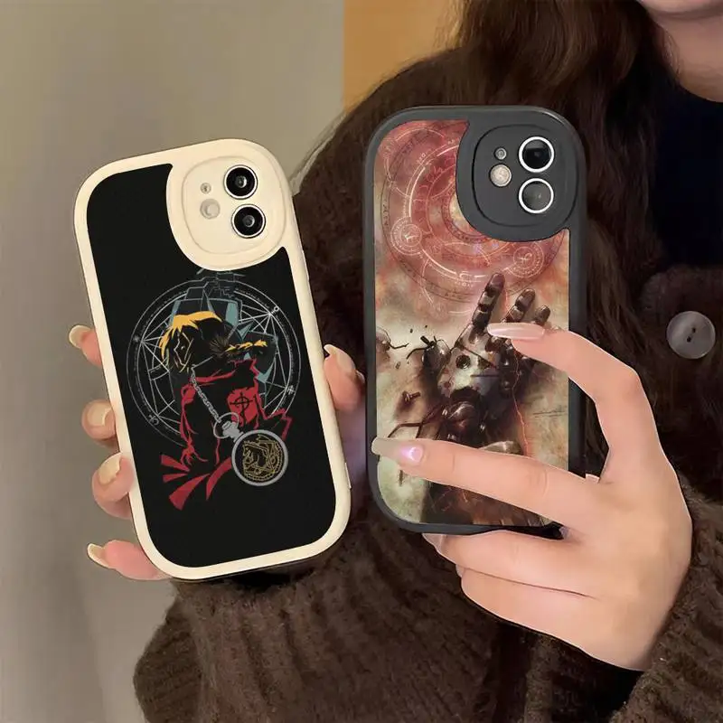 

Full Metal Alchemist Brotherhood Anime Phone Case Hard Leather Phone Case For iPhone 14 13 12 Mini 11 14 Pro Max Xs X Xr 7 8