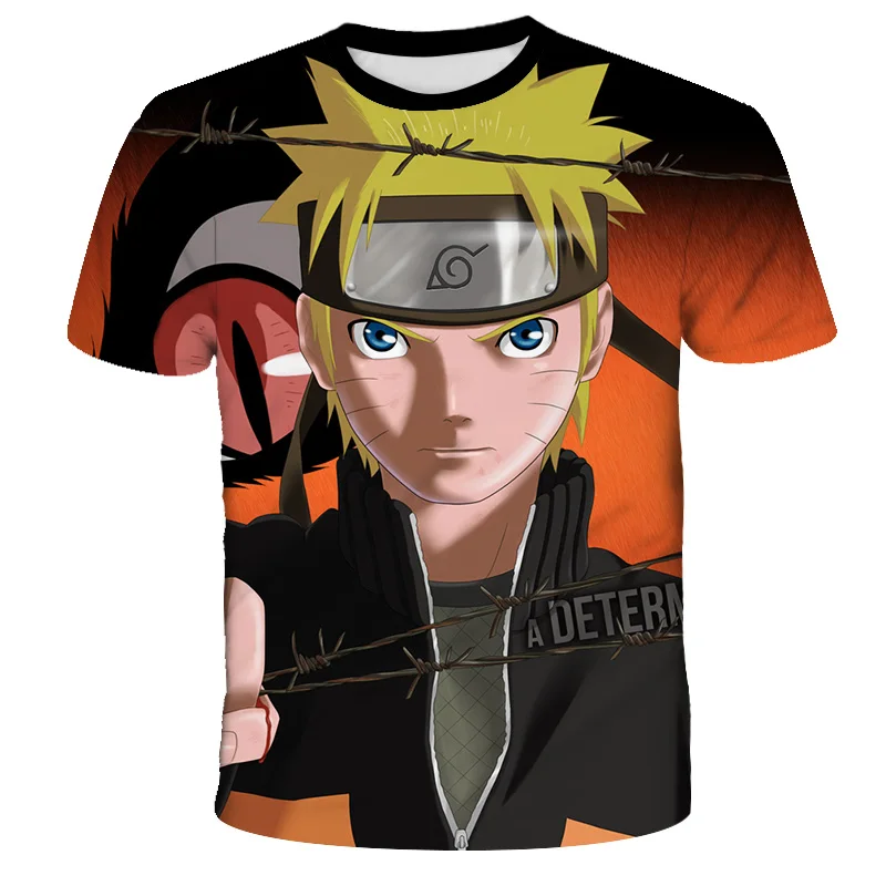 Футболка для мальчиков Kakashi Oshemaru Sasuke Payne Gaara с коротким рукавом |