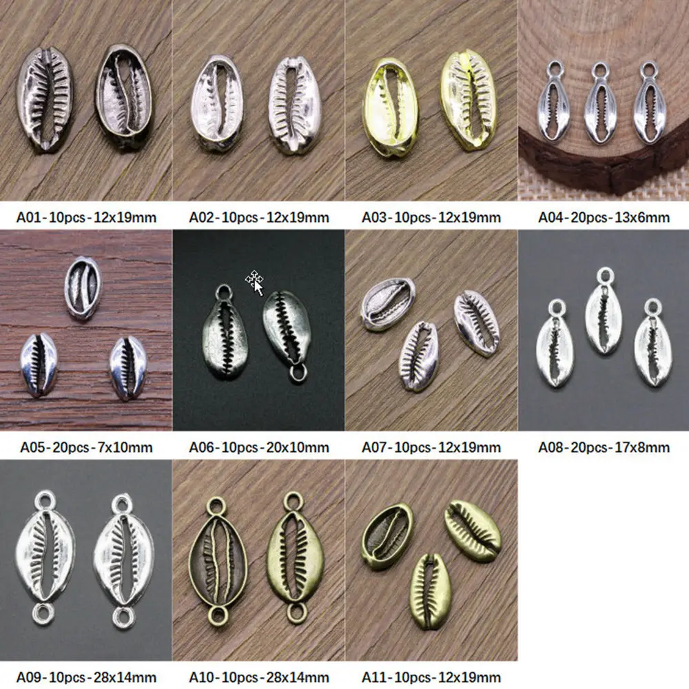 

New Arrival Open Shell Charms For Jewelry Making Gifts For Women