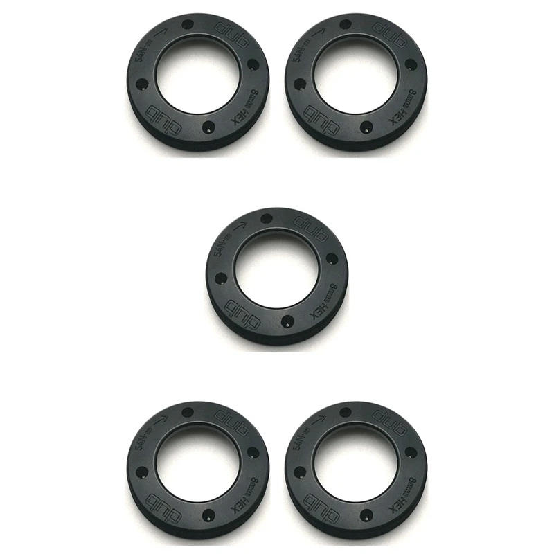 

5X Crank Arm Cap Compatible For SRAM Dub System,Black Aluminum Alloy M18/M30 Side Cover BB30 /Dub, Crank Arm Fixing Cap