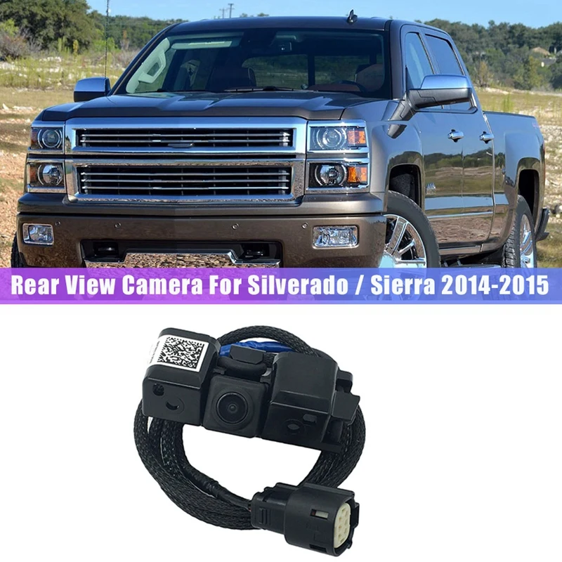 

For Chevrolet Silverado 1500 GMC Sierra 2014-2015 Car Rear View Camera Reverse Backup Parking Assist Camera 22803702