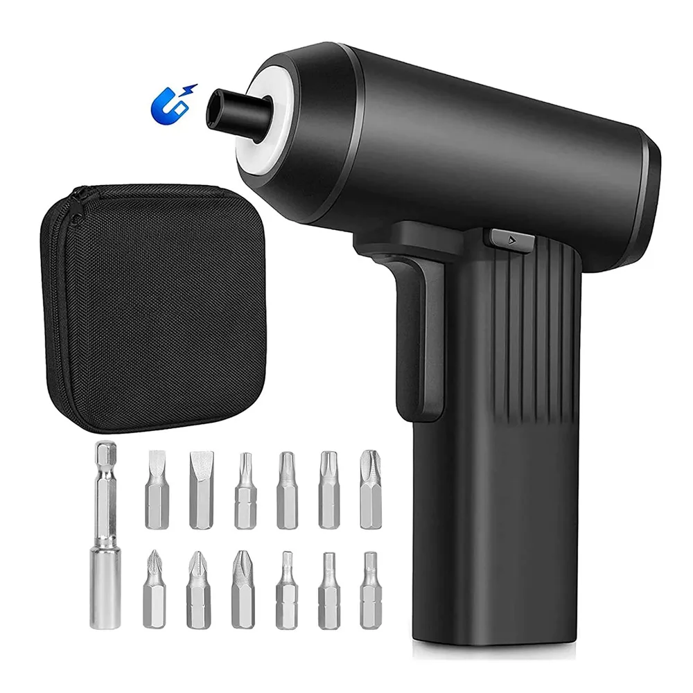 

WOZOBUY Cordless Electric Screwdriver Set 3.6V Rechargeable Screwdriver Kit with Case, 32pcs Accessories, LED Work Light