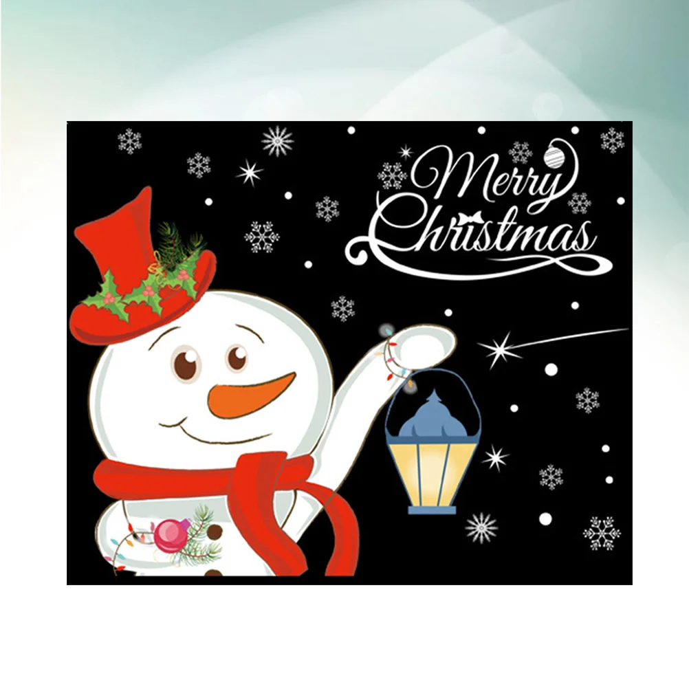 

Wall Stickers Holiday Window Decal Home Wall Decals Christmas Snowflake Window Clings Holiday Party Decor