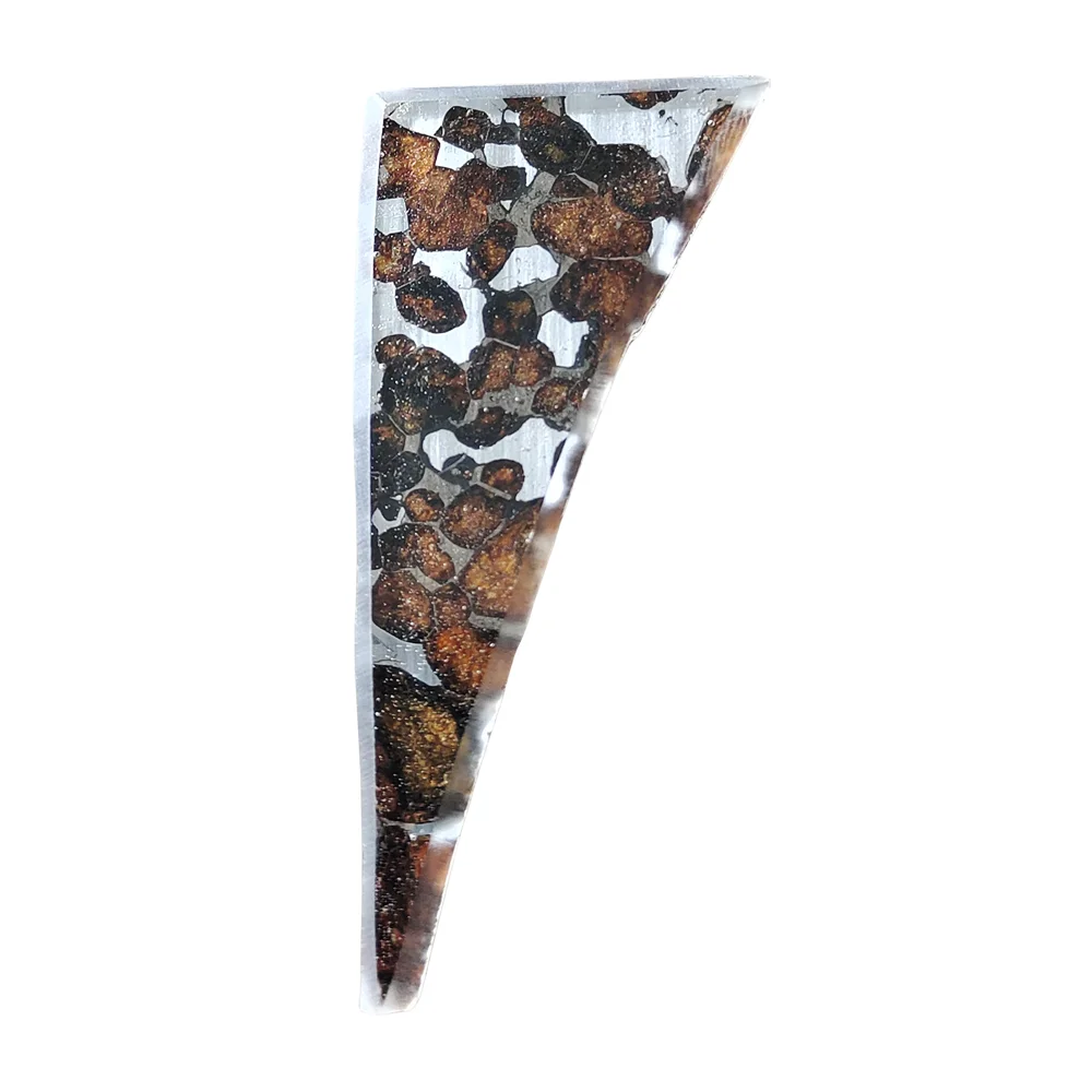 

10,3 г, серио паллазит, ломтики оливкового метеорита, образец оливкового метеорита, натуральный материал метеорита, из Кении, TA286