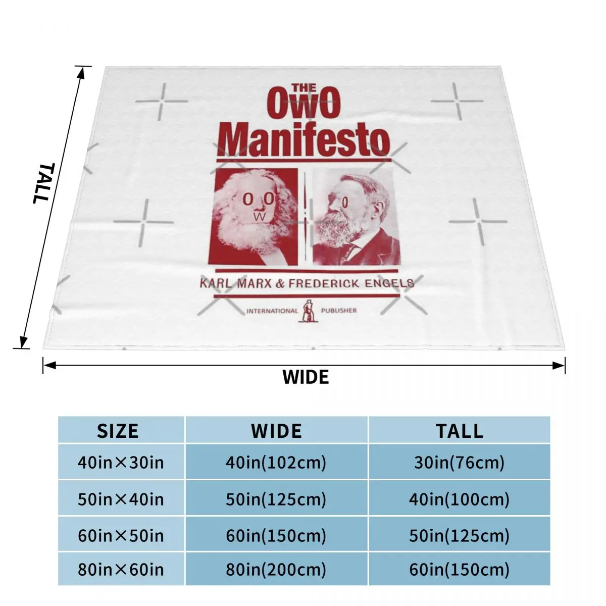 Одеяло OwO Manifesto 100% Полиэстер