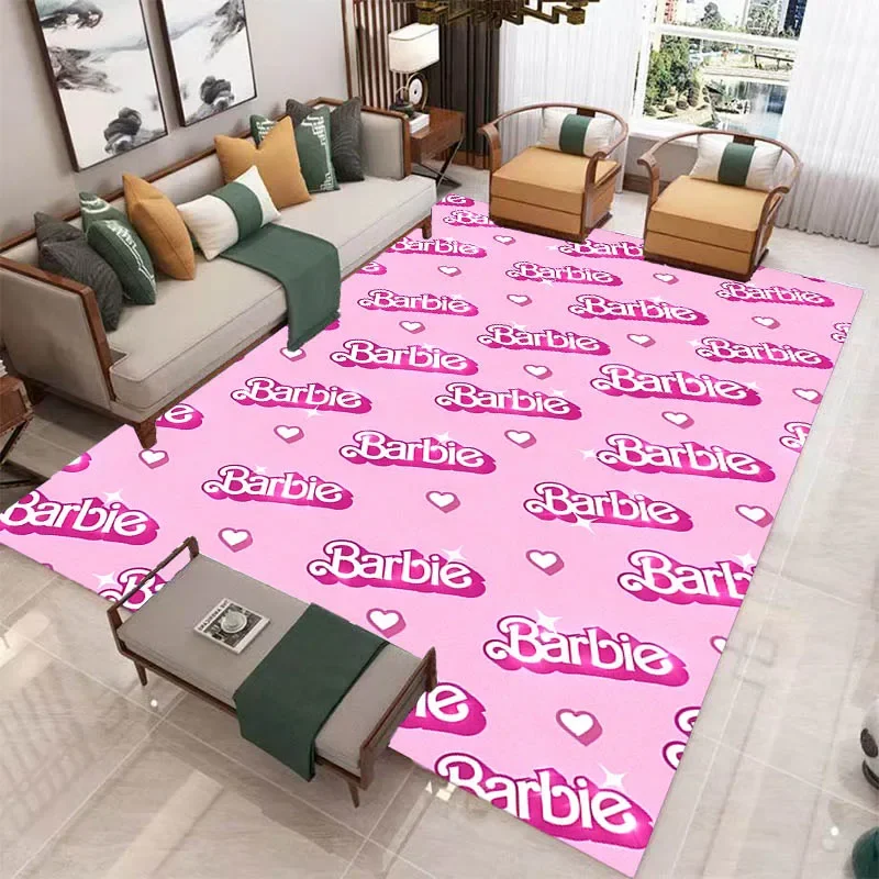 MINISO милый ковер Барби с принтом кухонные коврики нескользящий уличные для