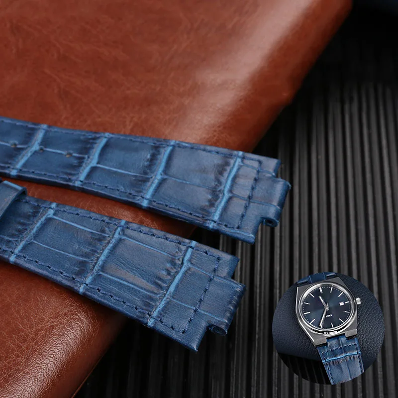 12 мм кожаный ремешок для часов из нержавеющей стали Tissot PRX Series Super Player T137.407