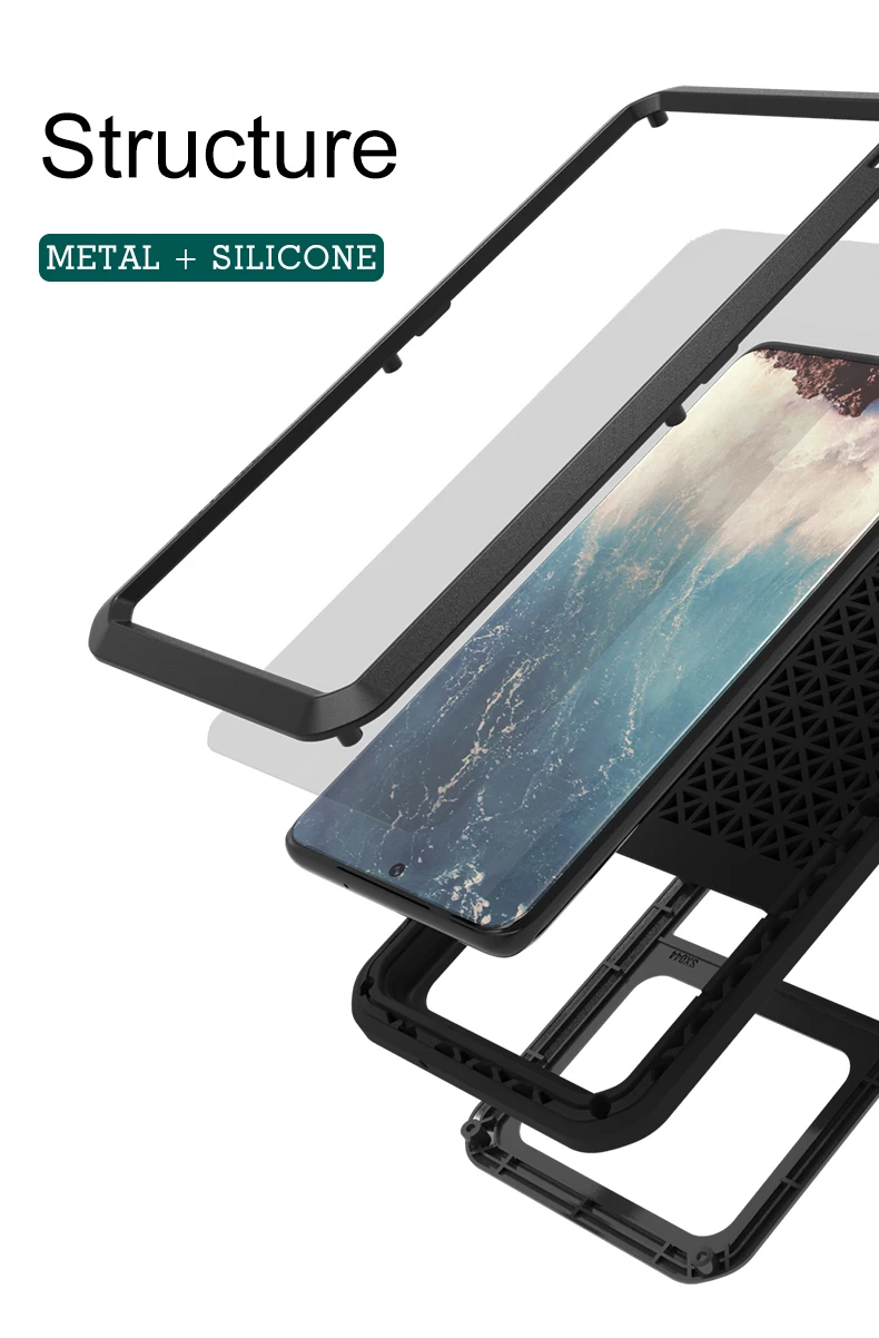 For Samsung Galaxy S20 Plus Case Love Mei Shock Dirt Proof Water Resistant Metal Armor Cover Phone Case For Galaxy S20 Ultra
