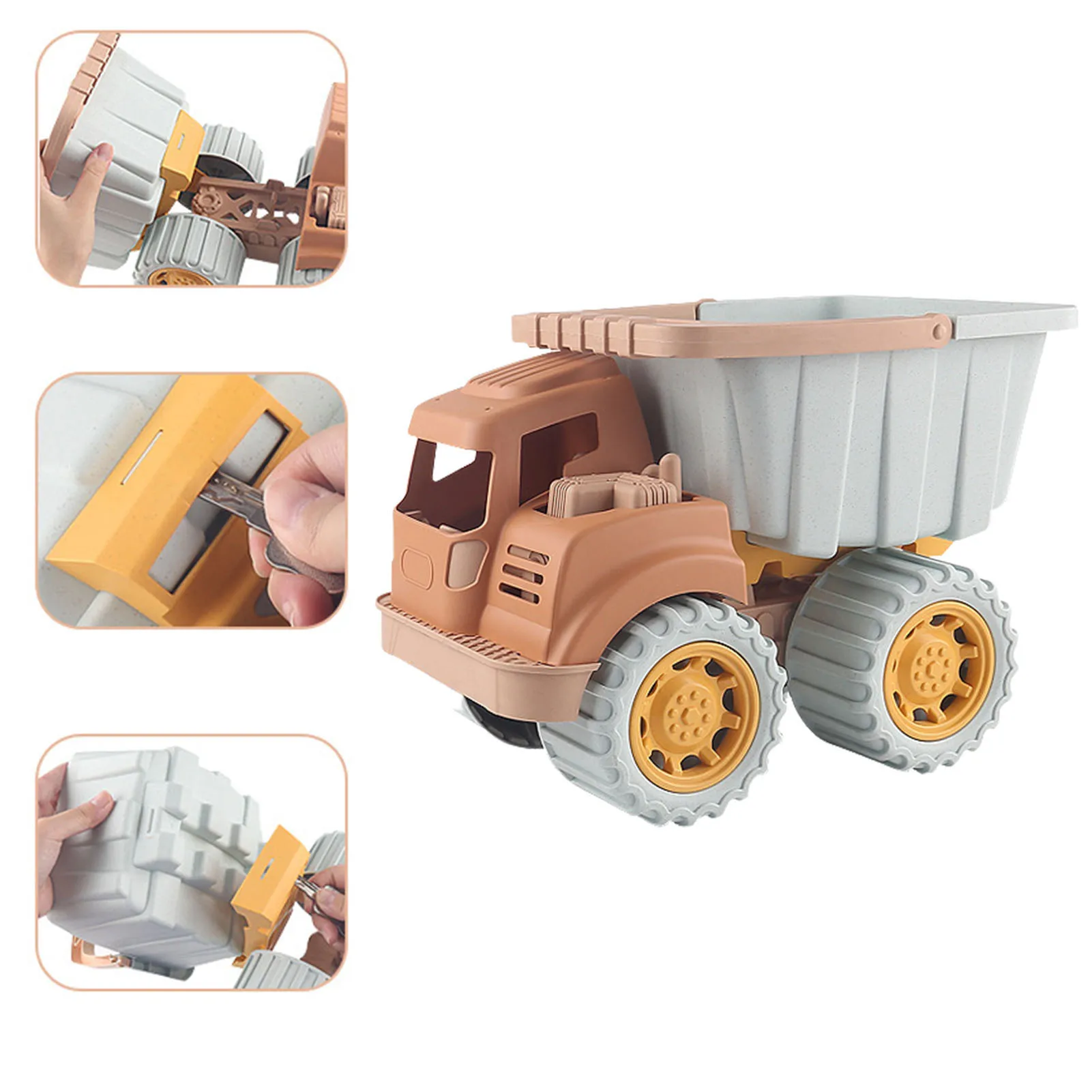 

Large Bulldozer Beach Toy Kids Sand Castle Tool Sand Sculpture Tools Toy Bucket Shovel Children Sandpool Beach Activity
