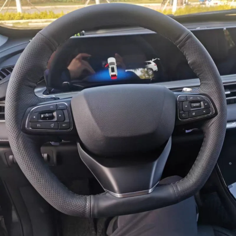 

Чехол на руль автомобиля из натуральной кожи для Chery Exeed VX 2021 2022 LX 2019-2022 TXL, чехол на ручку, аксессуары для интерьера автомобиля