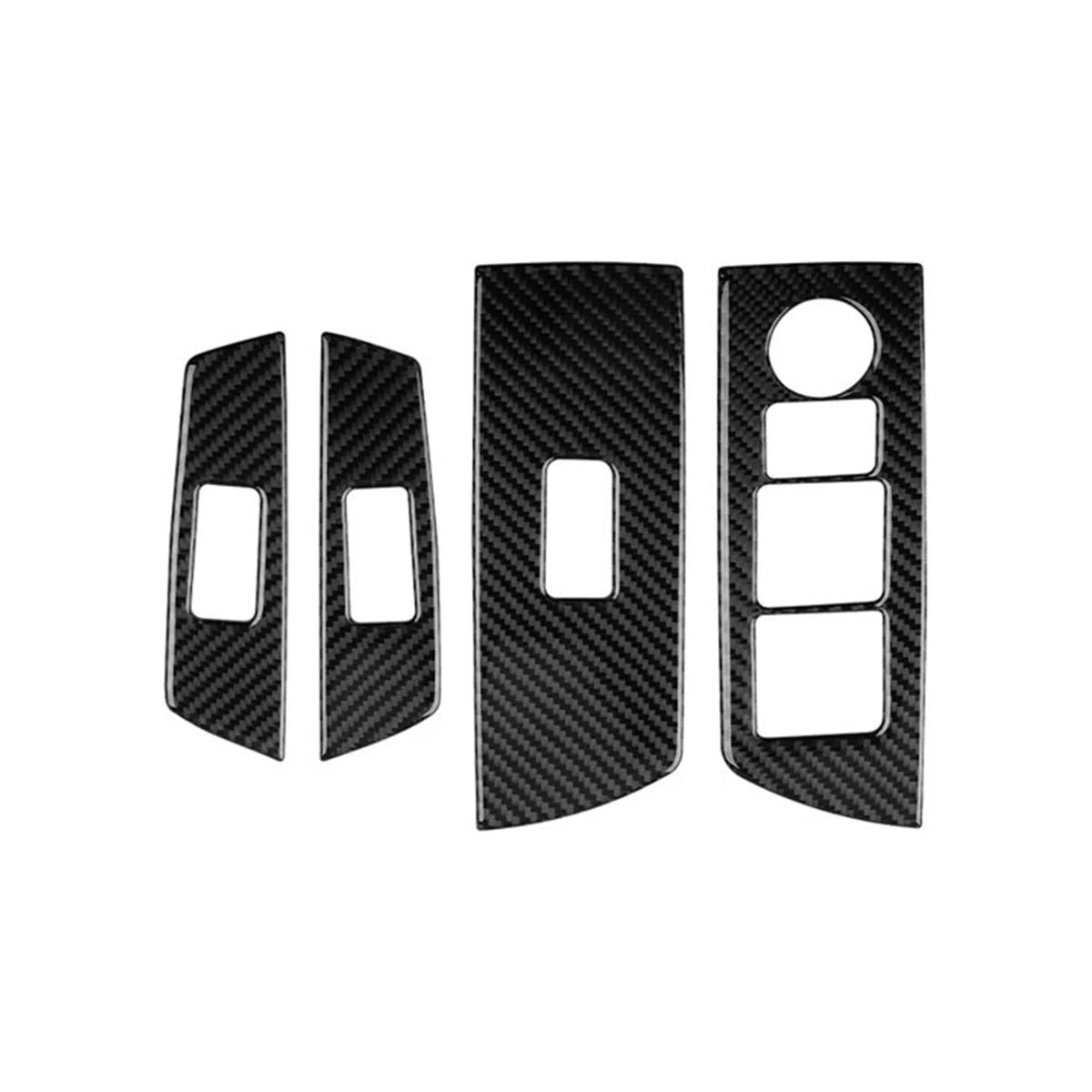 

Carbon Fiber Window Glass Lift Button Trim Switch Cover Door Armrest Panel Sticker for Mazda CX-9 2016-2020