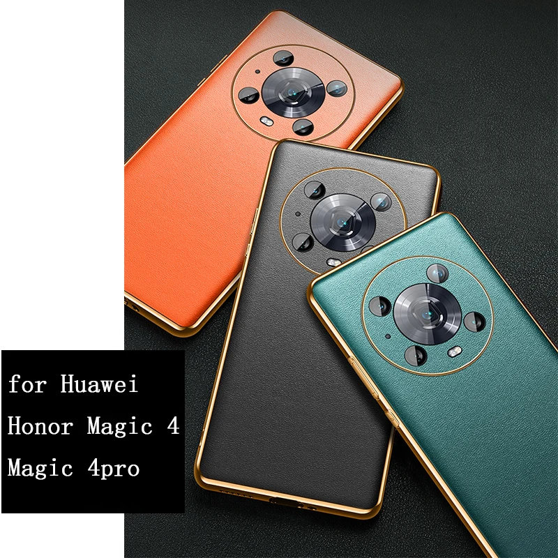 

Оригинальный кожаный чехол для Huawei Honor Magic 4, модный задний Чехол для телефона Honor Magic 4pro magic4pro magic 3 magic3pro