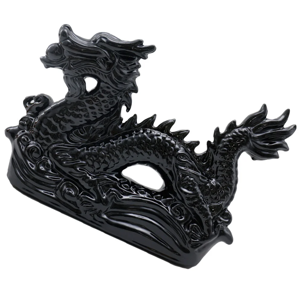 

Decor Indoor Desktop Small Animal Decoration Chic Cabinet Ceramic Statue Dragon