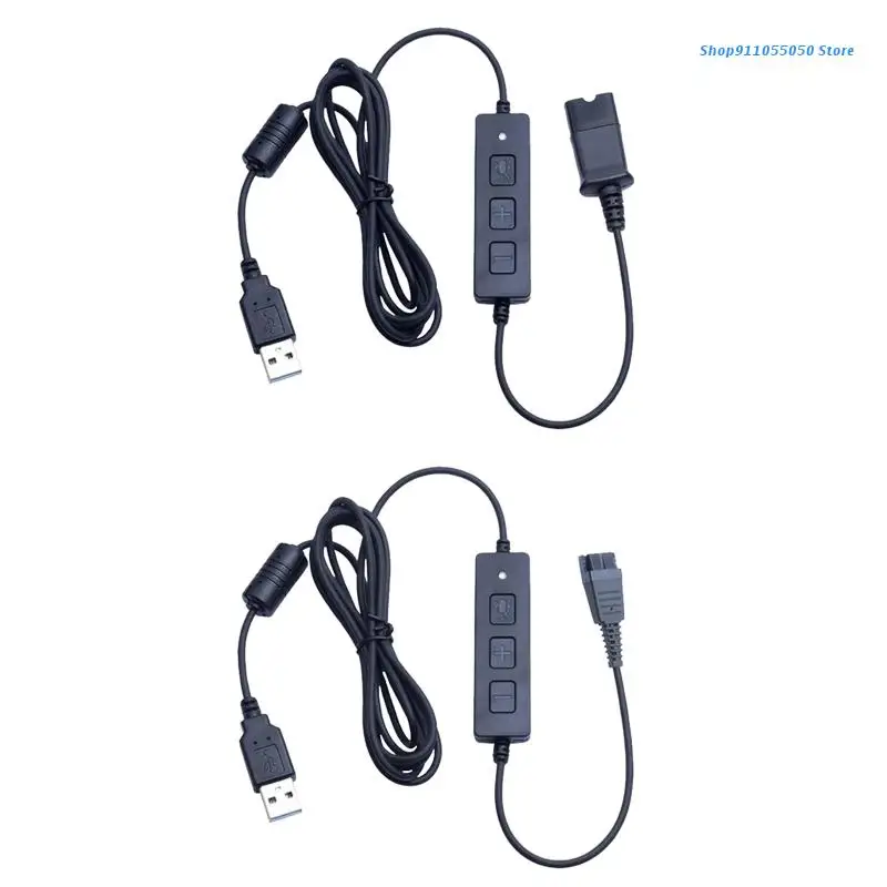 

Гарнитура для колл-центра C5AB, быстрая зарядка от USB для адаптера QD Hwadset
