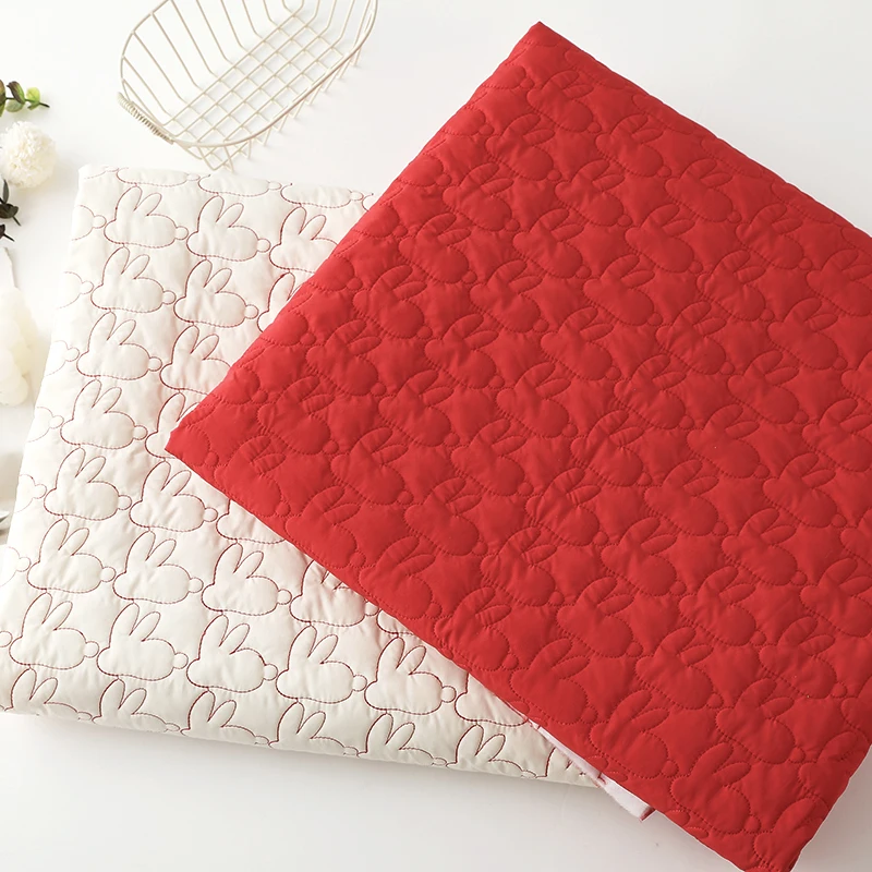 Хлопковая ткань с кроликом 140x50 см