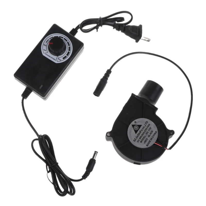 

BBQ Fan Air Blower Handheld Barbecue Air Fan 12V Lightweight Portable Fan