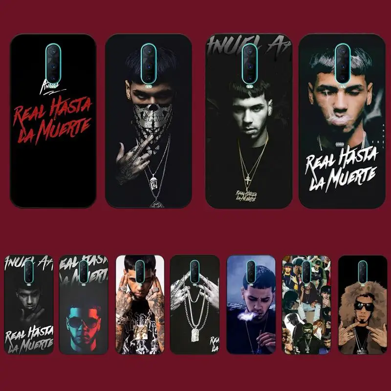 

Anuel Real Hasta La Muerte Phone Case for Vivo Y91C Y11 17 19 17 67 81 Oppo A9 2020 Realme c3