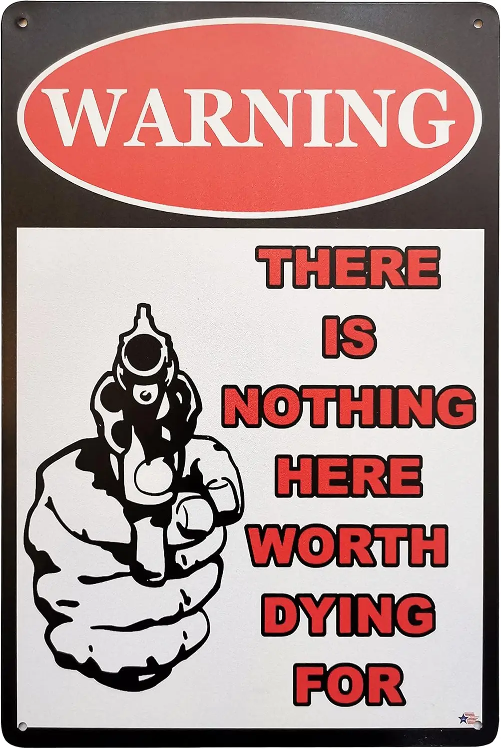 Предупреждение о зарядении нет здесь стоит умирает в стиле ретро винтажный бар