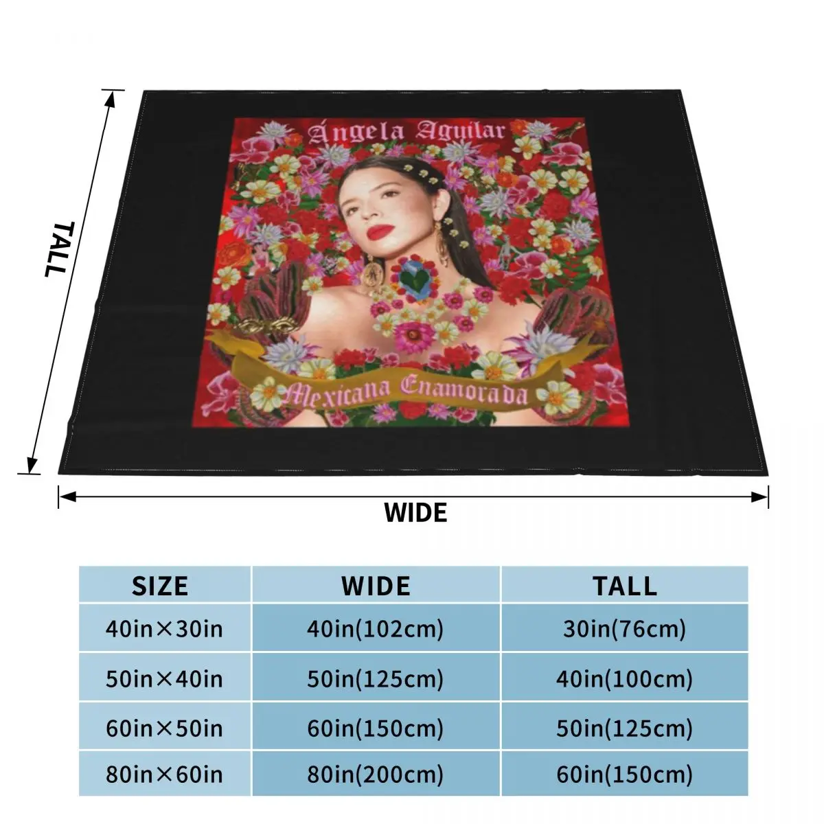 Супермягкое Флисовое одеяло Ngela Aguilar-мексиana Enamorada альбом 2021