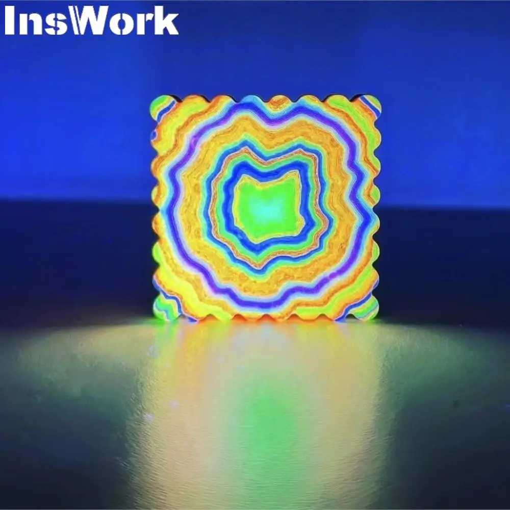 Клоун оранжевый титановый дамасский Push слайдер Рабочий стол гироскоп EDC