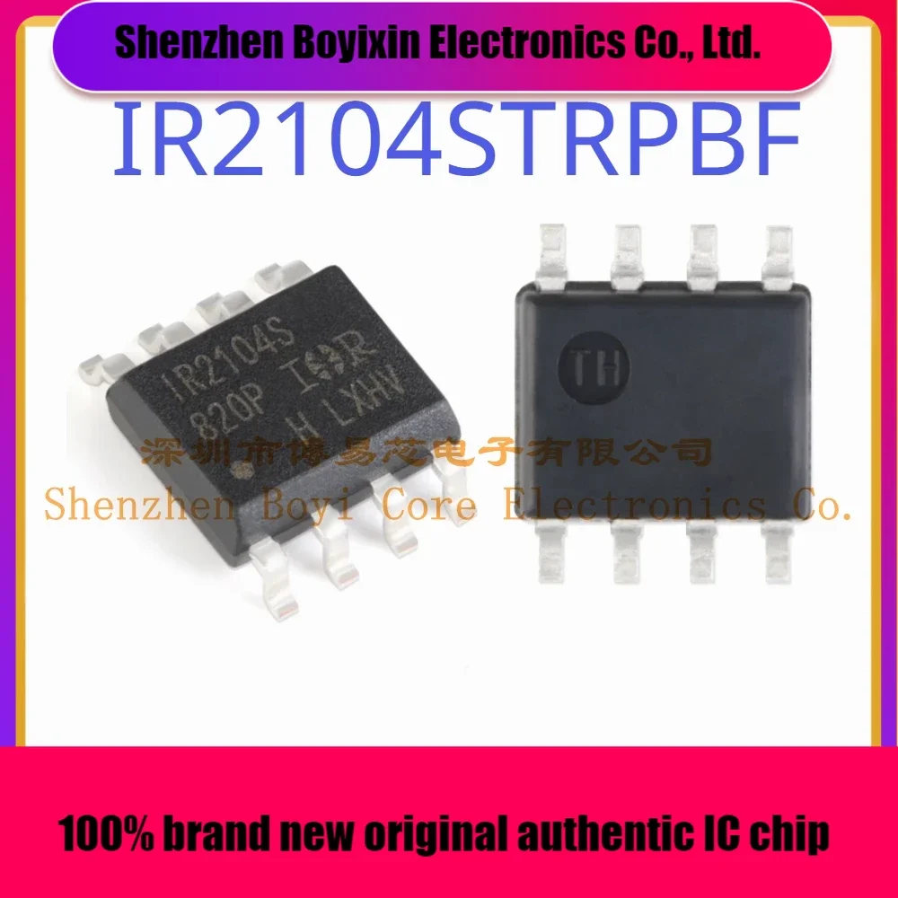 

IR2104STRPBF SOIC-8 Shutdown Function 600V Half-Bridge Gate Driver IC Chip Original Authentic