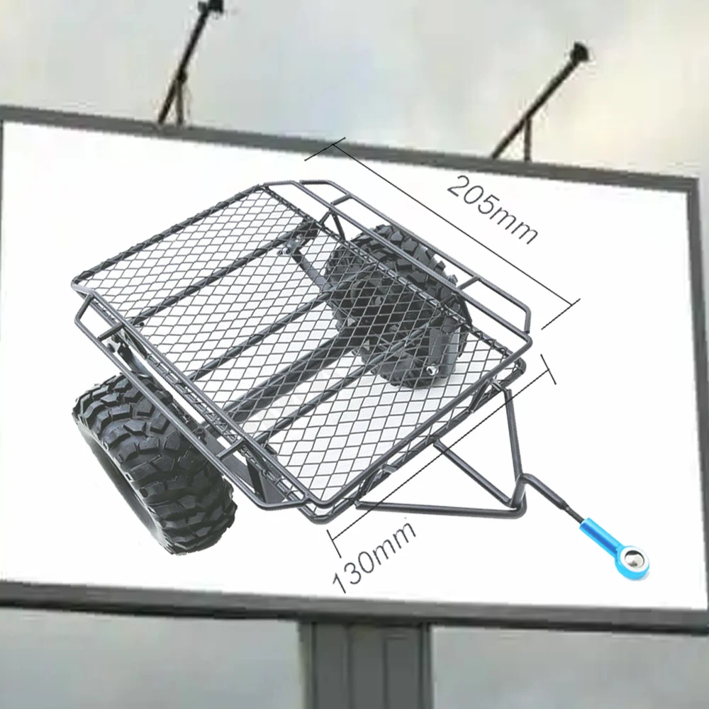 

1 шт., металлический прицеп D90 Scx10 Trx4