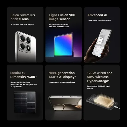 Смартфон Xiaomi 14T Pro, 12/256ГБ, 12/512ГБ, global