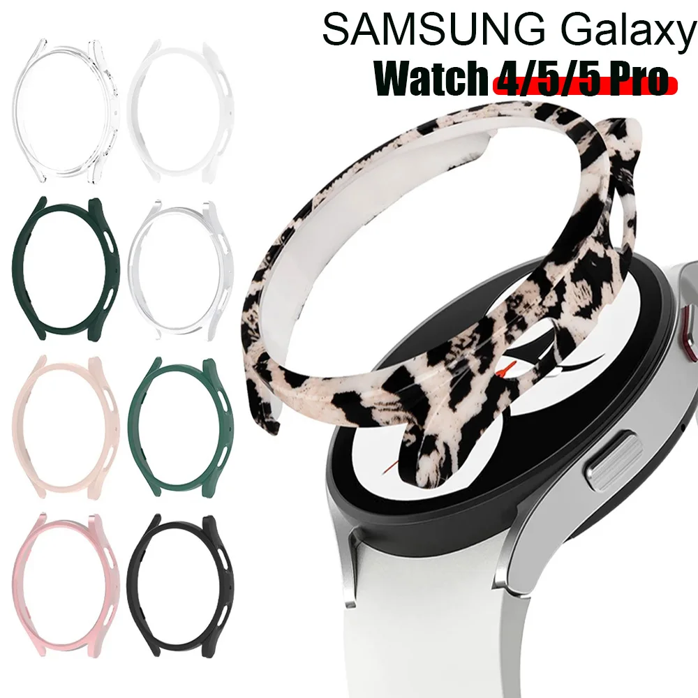 

Cover Case for Samsung Galaxy Watch 5 4 44mm 40mm Watch Cover PC Matte Case Protective Bumper Shell Galaxy Watch 5 pro 45mm case