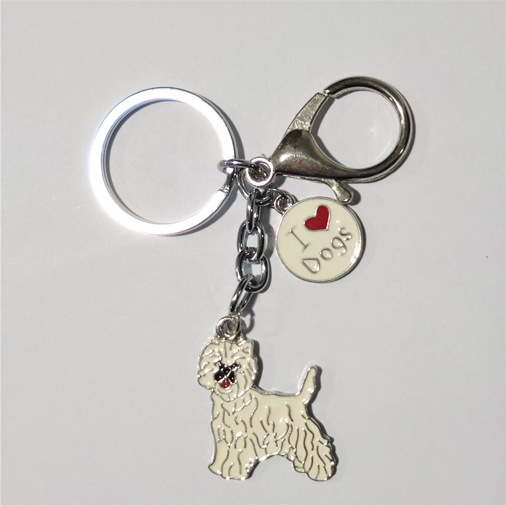 

Dog Charm Key Chains Car Key chains Bag Pendant Metal DIY Key Ring